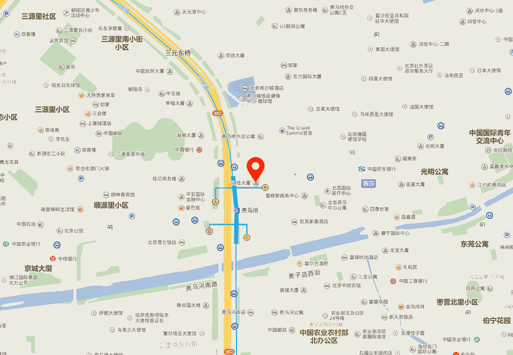 汇佳大厦位置地图